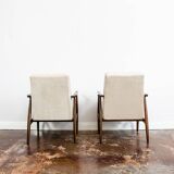 Vintage Armchairs Designed By H. Lis, Poland, 1960's, Set Of 2