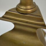 Pair of candle holders candle holder in Bronze XIXth in the taste of the seventeenth