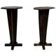 Table d'appoint Art Déco, ensemble de deux tables de plante en chêne.