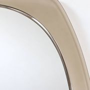 Vintage mirror with smoked glass frame from the 1970s.