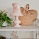 Powder pink alabaster lamp