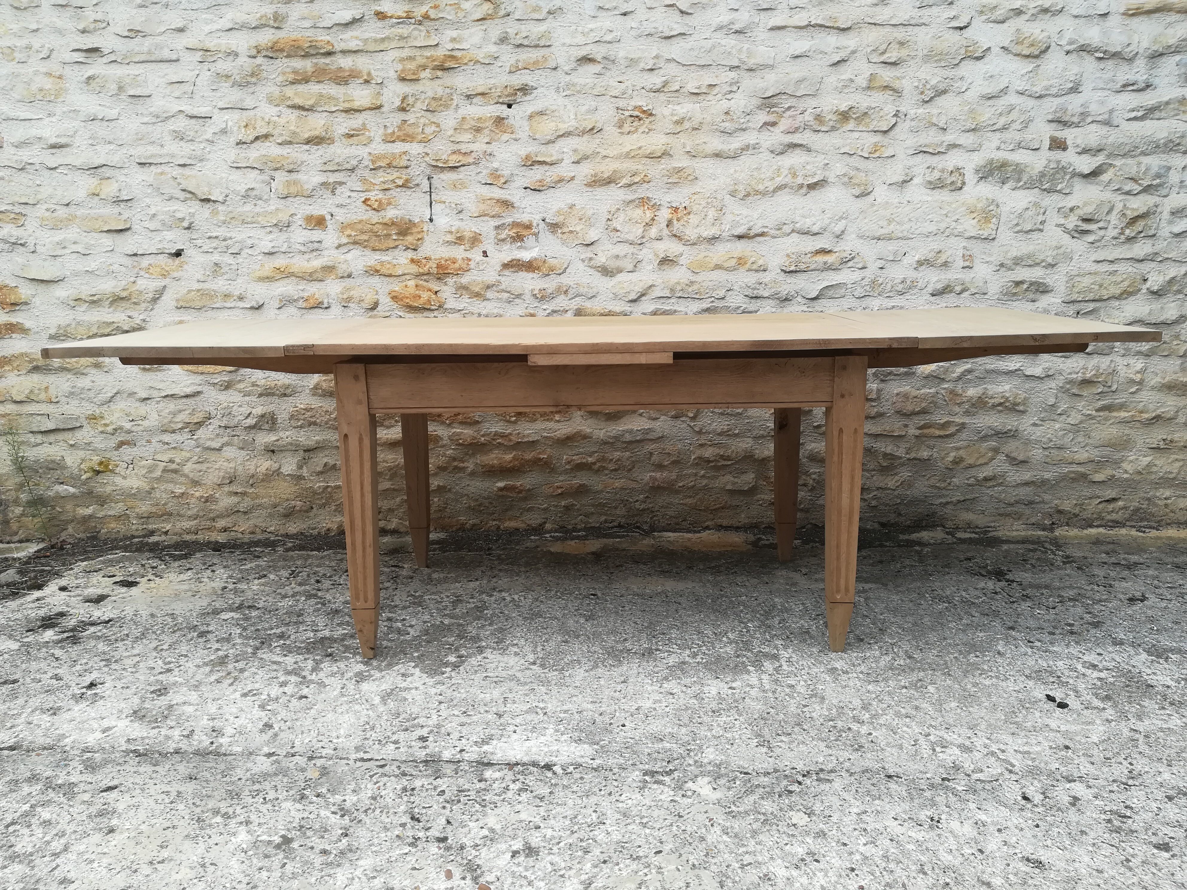 Oak farmhouse table