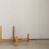 Foldable lounge set in pinewood by Burkhard Vogtherr for Rosenthal