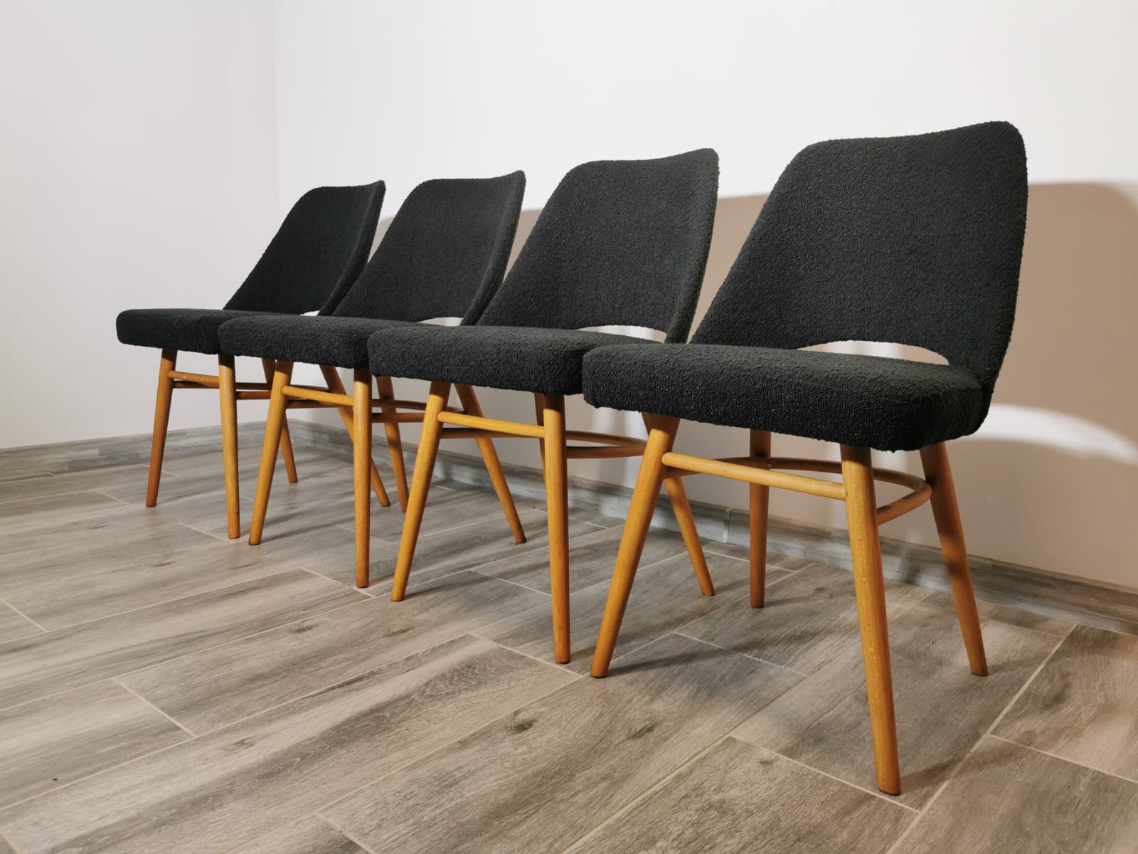 Restored dining chairs by Oswald Haerdtl