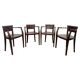 Set of 4 Art Deco armchairs