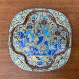 Limited edition German vintage Christmas wall plate by Bjørn Wiinblad for Rosenthal, 1978