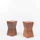 Pair of side tables from around 1950 in the style of Christian Liaigre.