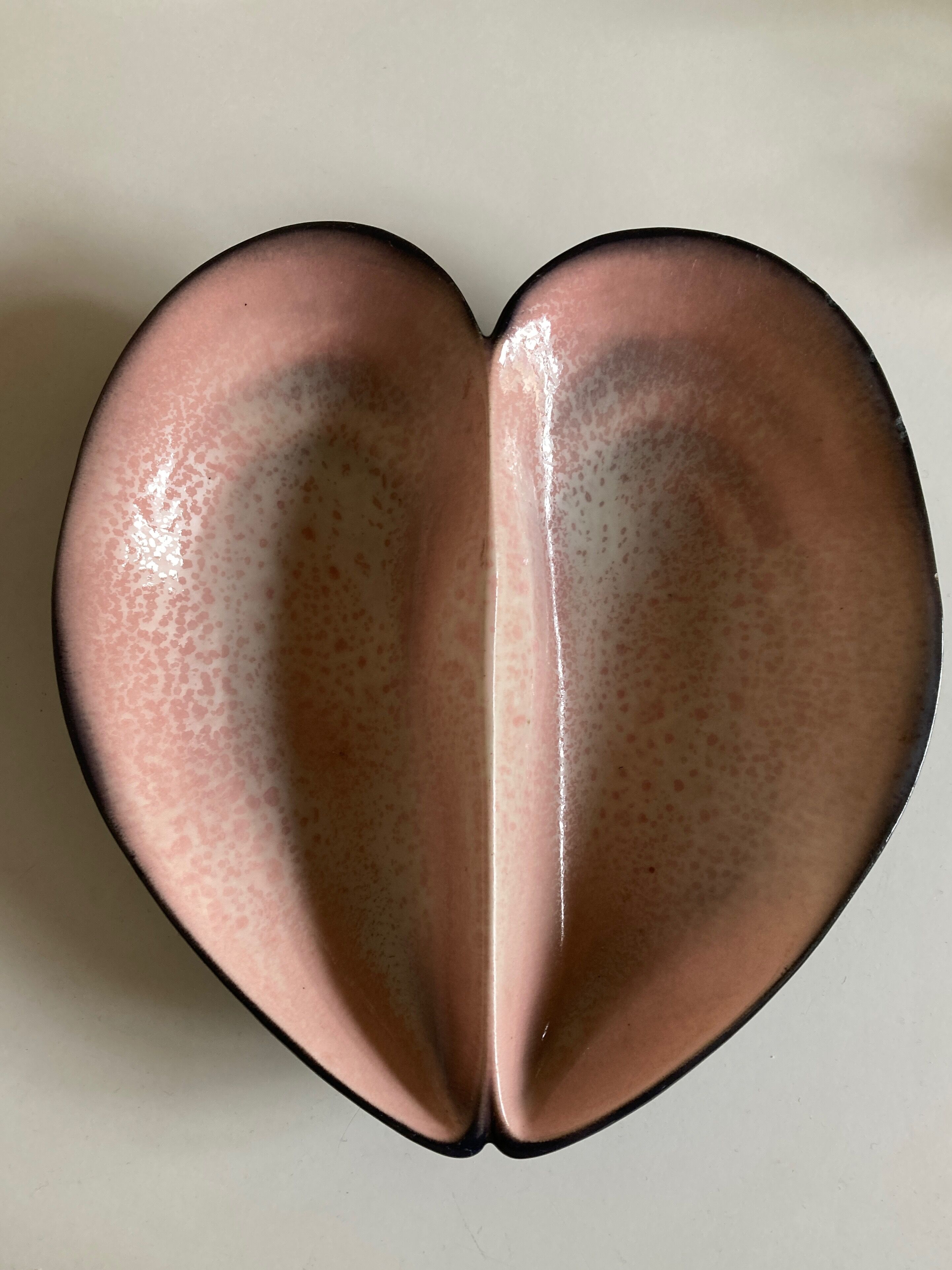 Ceramic shell cut by Pol Chambost 1960 signed