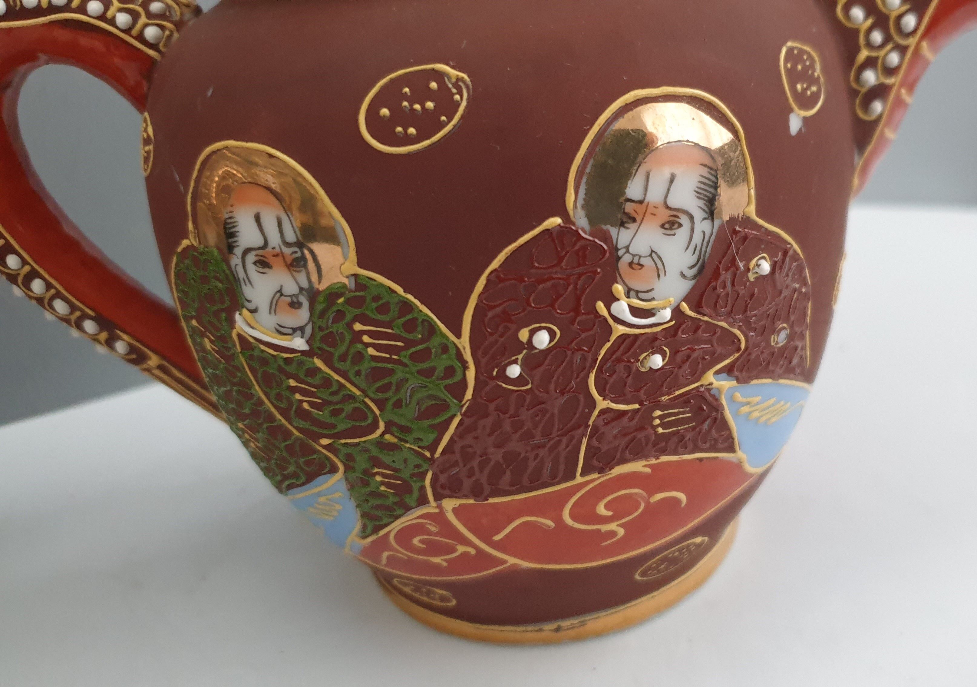 Tea set Satsuma porcelain from Japan