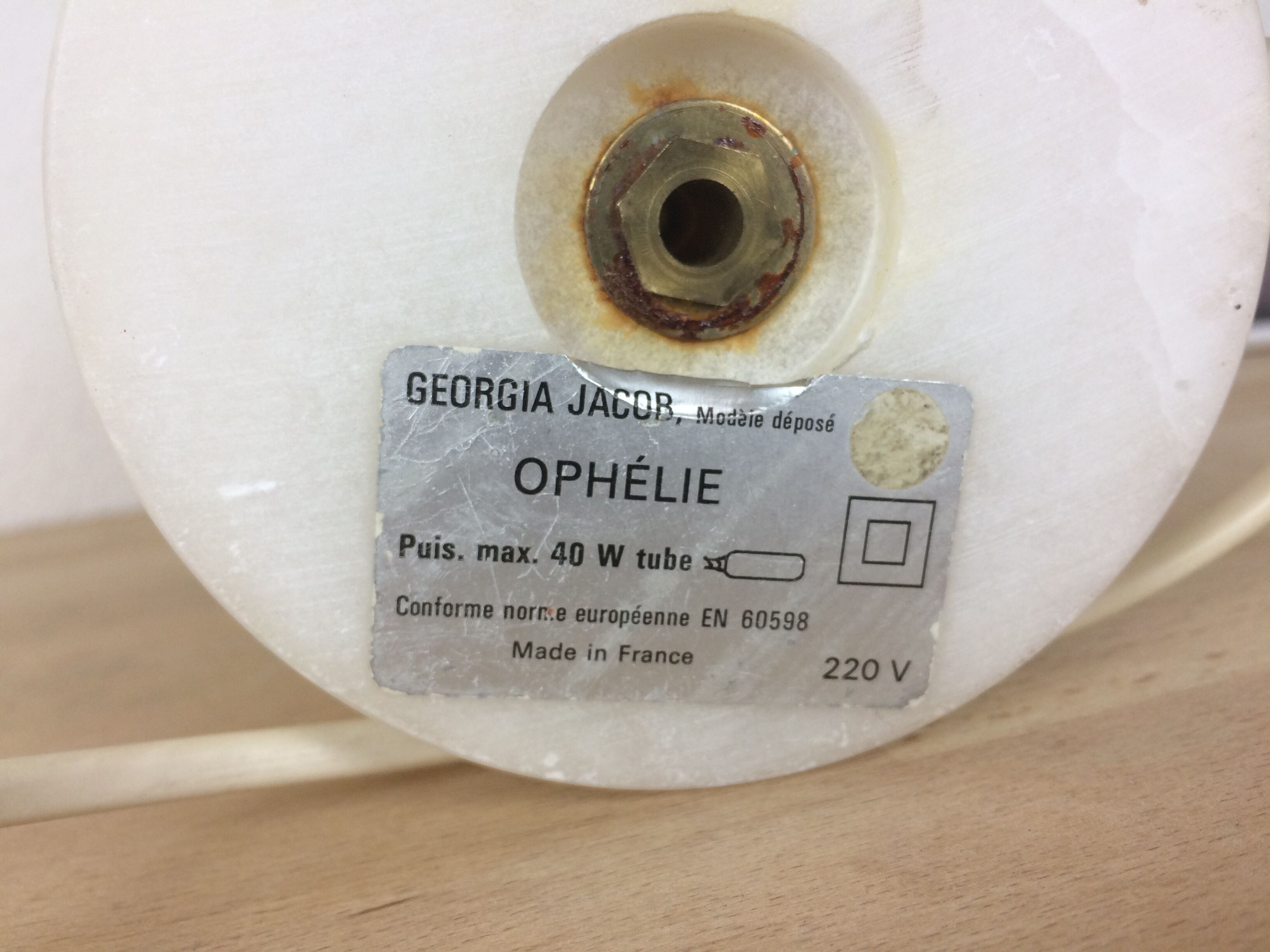 Georgia Jacob model Draped Lamp Ophelia