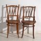 Set of 4 antique bentwood chairs in Thonet style – Central Europe, circa 1900