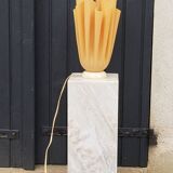 Lamp Georgia Jacob Ophélie and its marble column