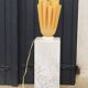 Lamp Georgia Jacob Ophélie and its marble column