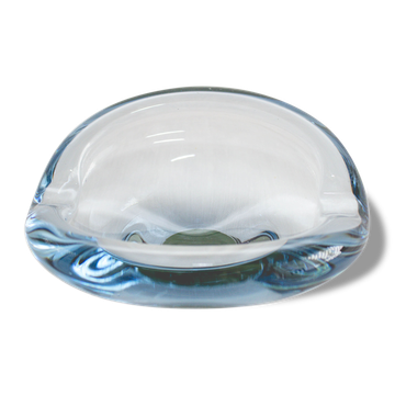 Aqua Ashtray by Per Lütken for Holmegaard, 1950 s