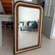 Louis Philippe mirror 105*71cm in wood and stucco 19th century