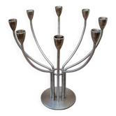 Scandinavian Modern Candleholder in Steel by M. Hagberg for Ikea, 1970s