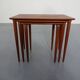 Danish Teak Nesting Tables, 1960s, Set of 3