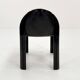 Black Chair Model 4854 Chair by Gae Aulenti for Kartell, 1970