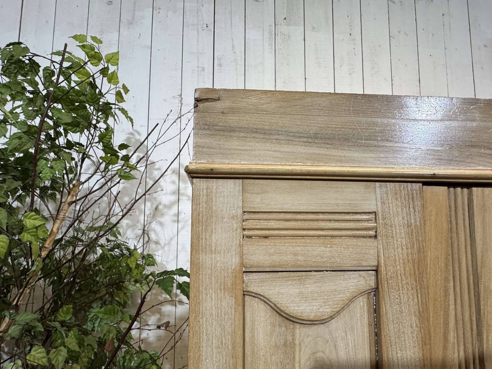 1950s English maple wardrobe