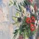 Original Antique Bouquet Flowers Oil Painting, Perfect Painting, Framed, Signed