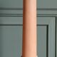 Bougeoir colonne terracotta
