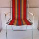Vintage folding camping armchair