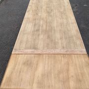 Renovated extendable farmhouse dining table in oak, 20th century, 170-250cm.