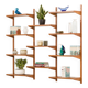 Preben Sorensen, PS System shelving unit on wooden brackets, 1960s