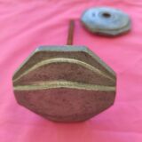 Aluminum Art Deco door handle