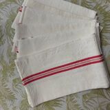 6 large new old tea towels
