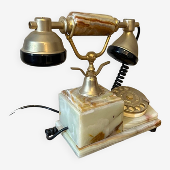 Vintage marble telephone