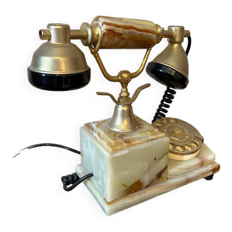 Vintage marble telephone