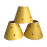 Perforated paper lampshades, 1950s