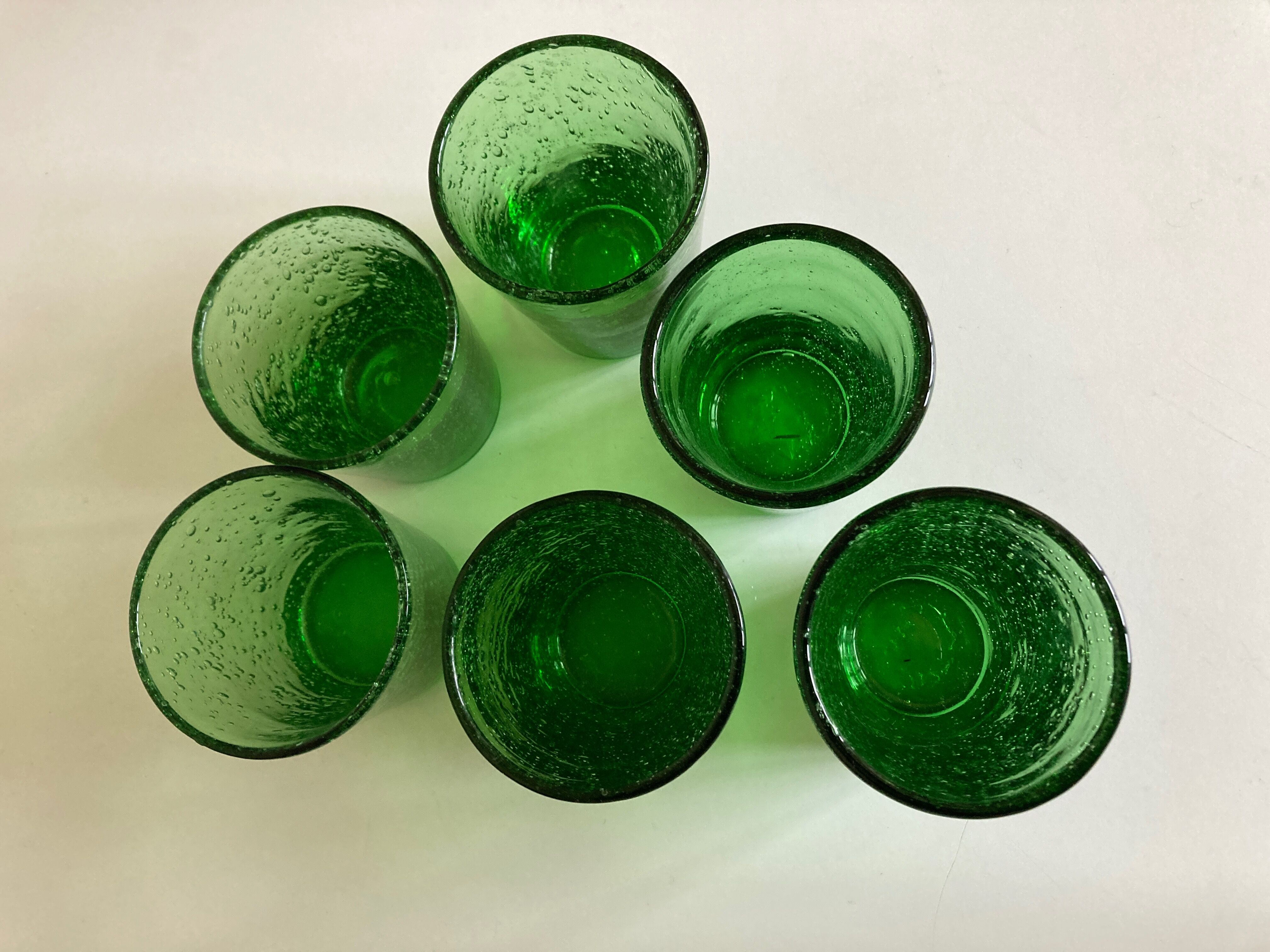 Set de 6 verres gobelets de Biot XXL 1960