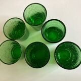 Set de 6 verres gobelets de Biot XXL 1960
