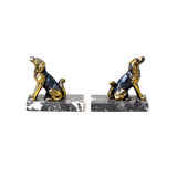 Pair of dog bookends