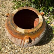 Jarre poterie en terre cuite ancienne 19ème