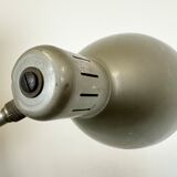 Grey industrial scissor wall lamp from erpe, 1960s