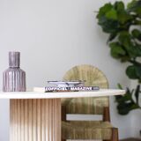 Travertine high table - 100 cm