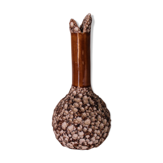 Vase soliflore Fat Lava vintage sea foam