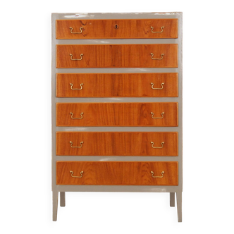 Walnut chest of drawers, Danish design, 1960s, production: Denmark