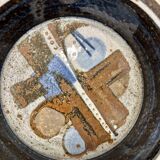 Bol / Plat Céramique d'art - Drejargruppen, Rörstrand, Suède, 1976