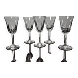 5 Verres Saint Louis Modèle Cerdagne