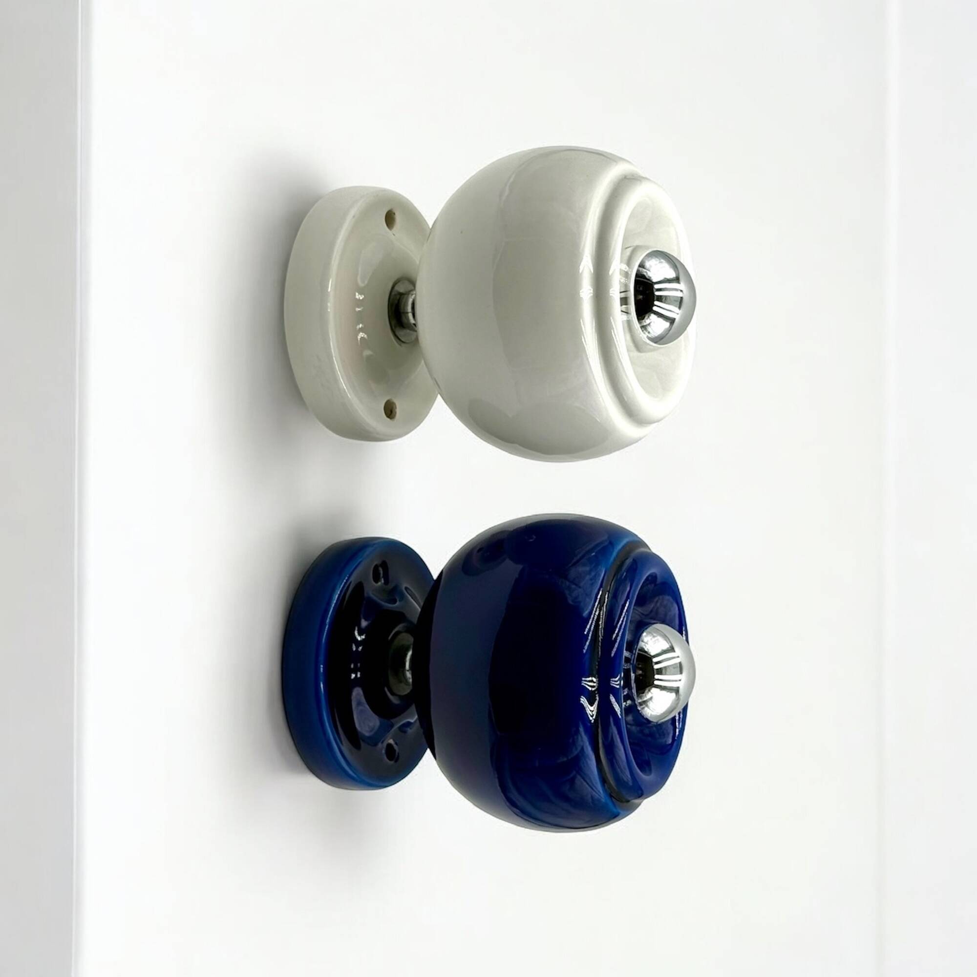 Vintage Ceramic Wall Lamps with Adjustable Mount. Set of 2, 1970s