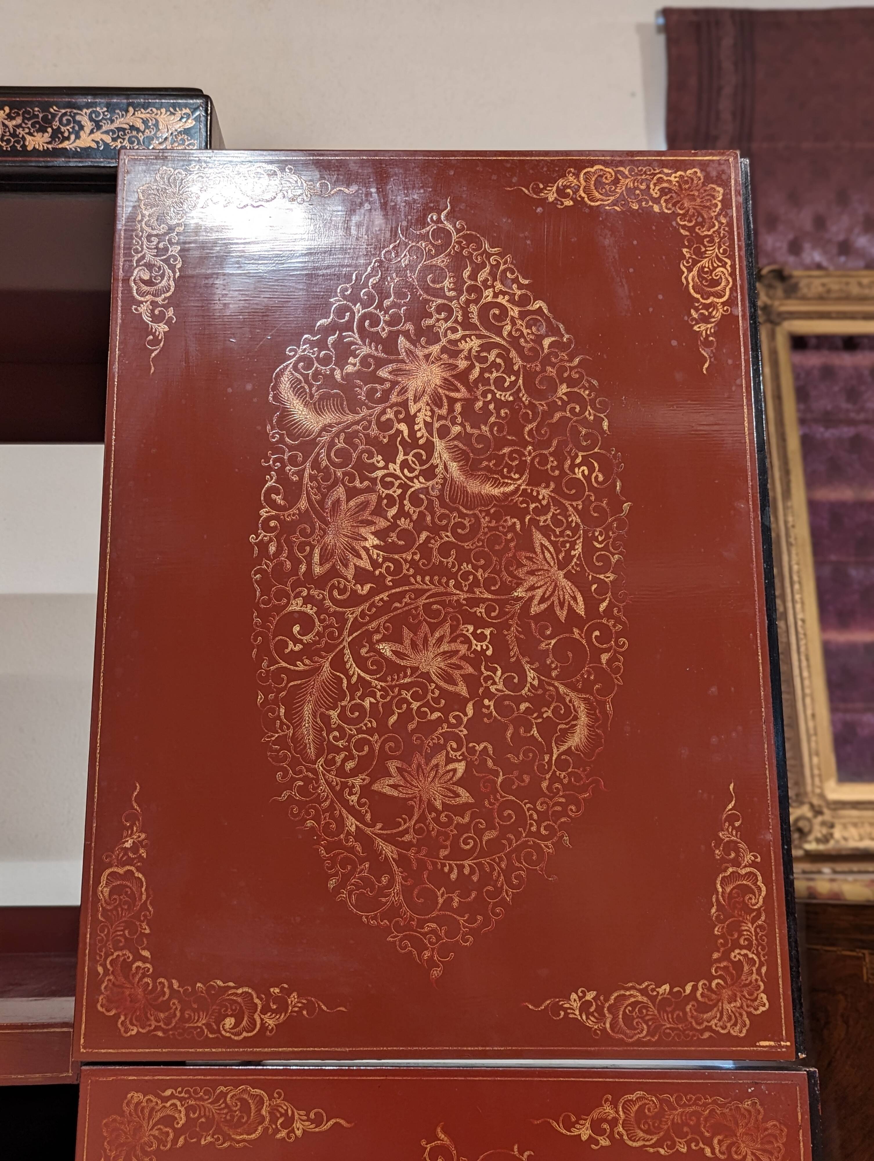 Chinese lacquer sideboard