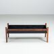 Hugo Frandsen large planter in rosewood Spottrup Denmark 1960