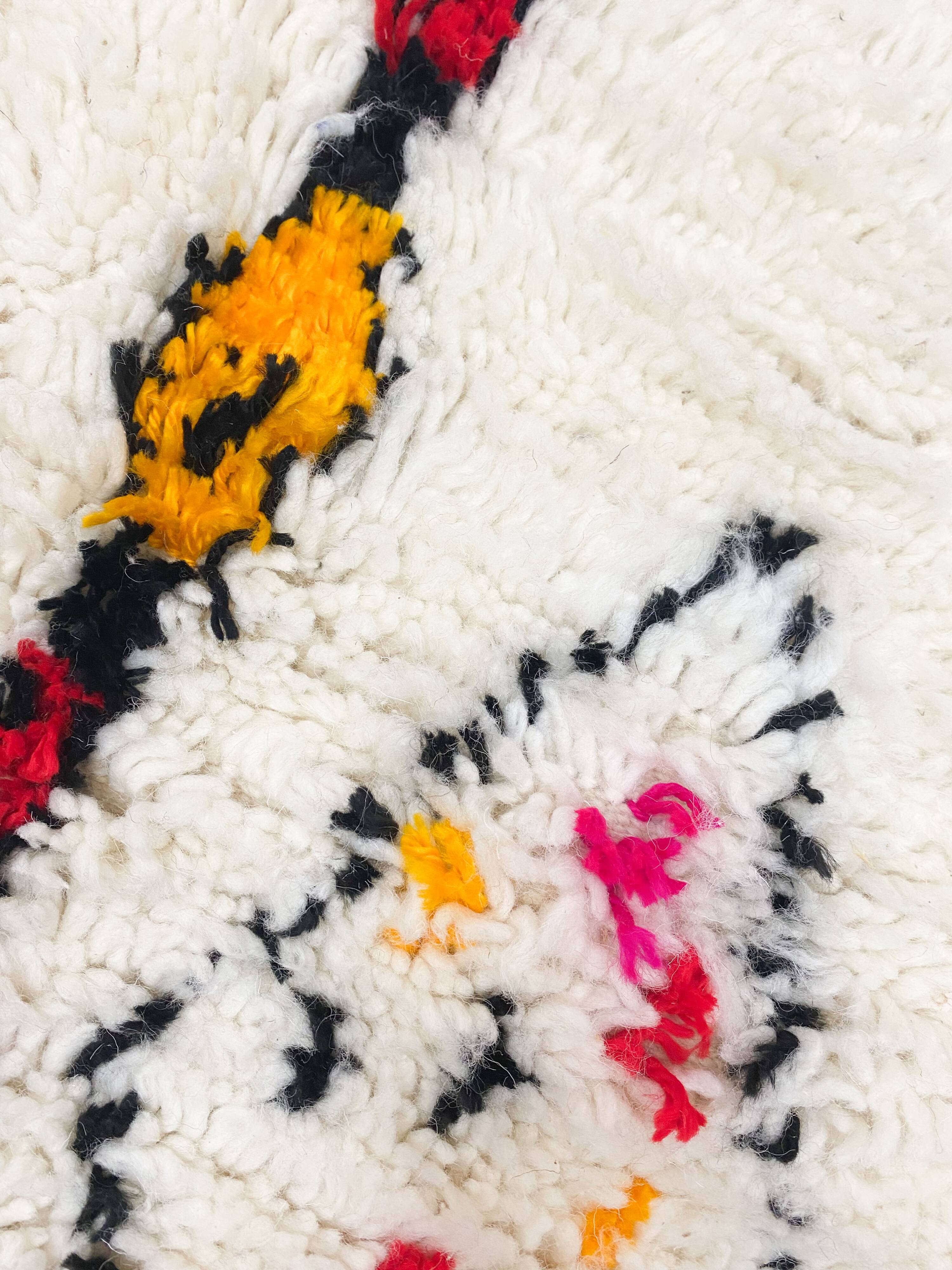 Colorful Moroccan Berber carpet Azilal 2.50x1.41m