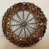 Nacre and metal catch-all bowl