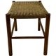 Vintage Stool Danish Papercord Rope small Stool Mid Century