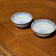 Small Chinese blue and white tea set for 6 cups and saucers.